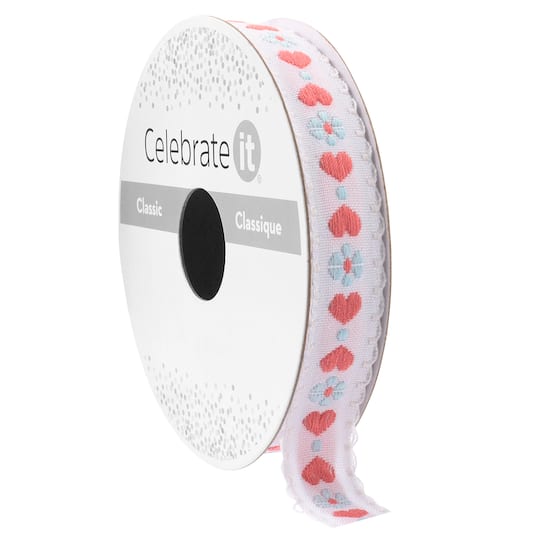 5/9'' x 7yd. Jacquard Ribbon by Celebrate It® Classic